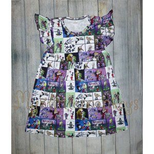 Beetlejuice Girls Sleeveless Halloween Dress